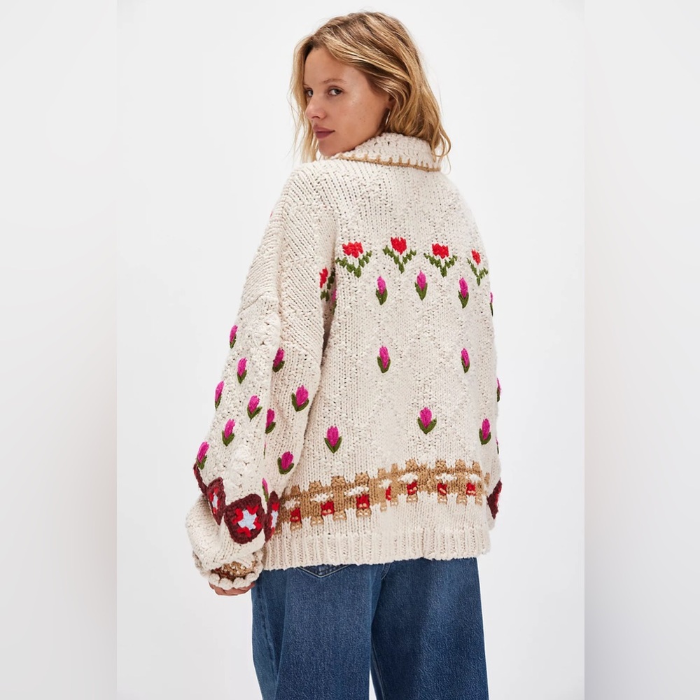 free people Rose Bud Cardigan - Picture 4 of 7
